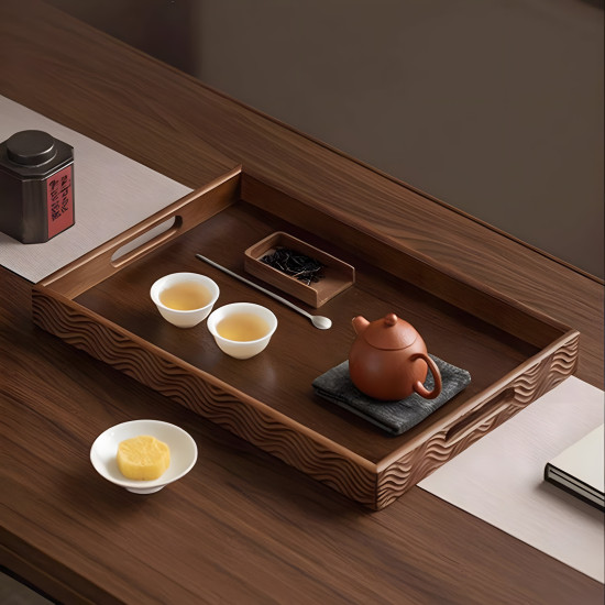 Wooden Tray Set 3 Pcs